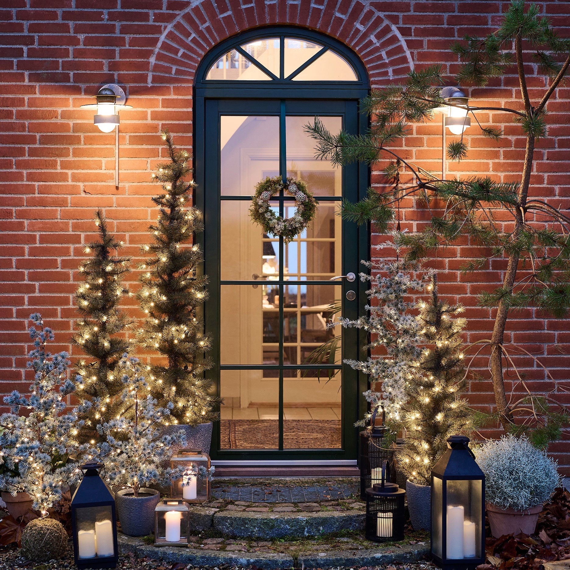 Festive cedertræ m. LED